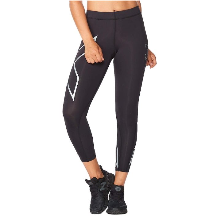 2XU Women's Core Compression Tights - Firm Support For Running, Gym & Recovery