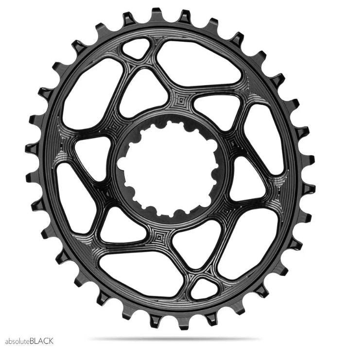 Absolute Black Oval MTB Chainring 1X Direct Mount SRAM Boost148 (3mm Offset) | The Bike Affair