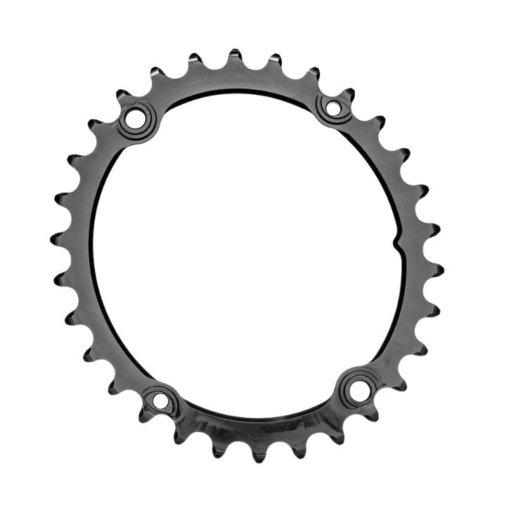 Absolute Black Oval Road/Gravel Sub-Compact Chainring 2X 110/4 BCD (30/32T) | The Bike Affair