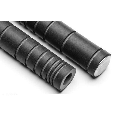 Absolute Black Silicone MTB Grip With Bar Plugs | The Bike Affair