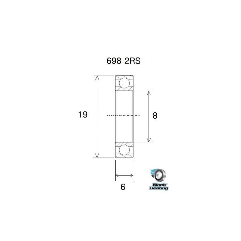Blackbearing 2RS B5 Bearing | The Bike Affair