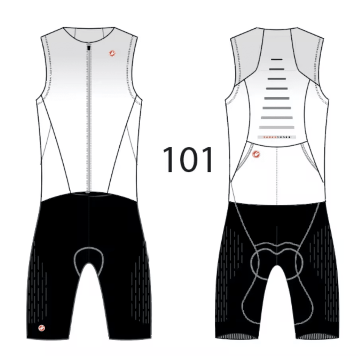 Castelli Free Sanremo 3 Sleeveless Suit | The Bike Affair