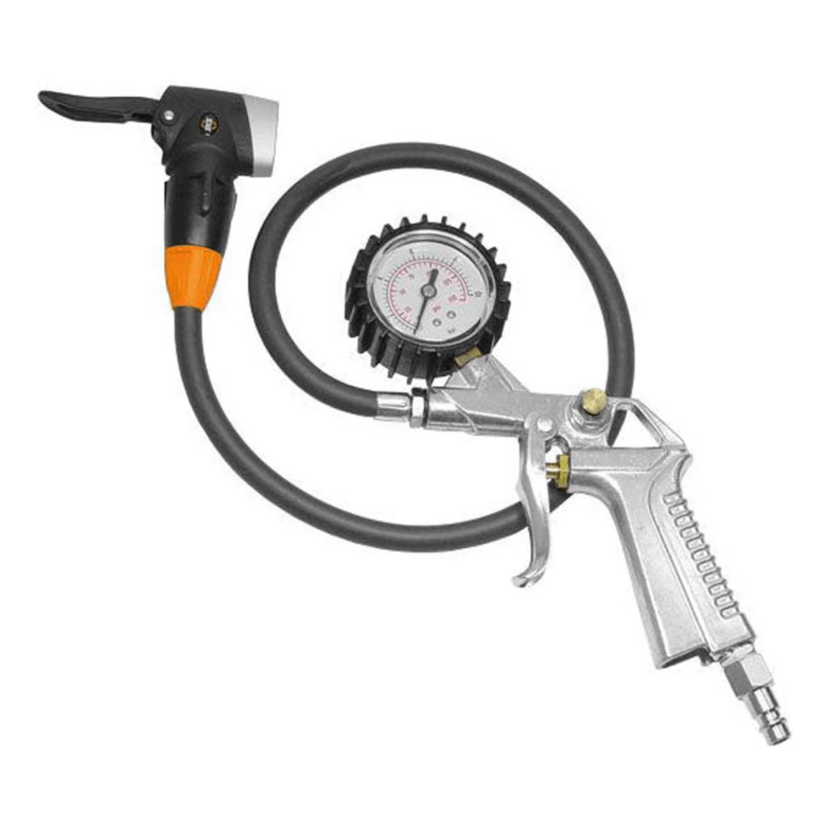 Cyclus Tools Compressor Pump Head Multivalve AV/DV/FV with Hose and Air Gun | The Bike Affair