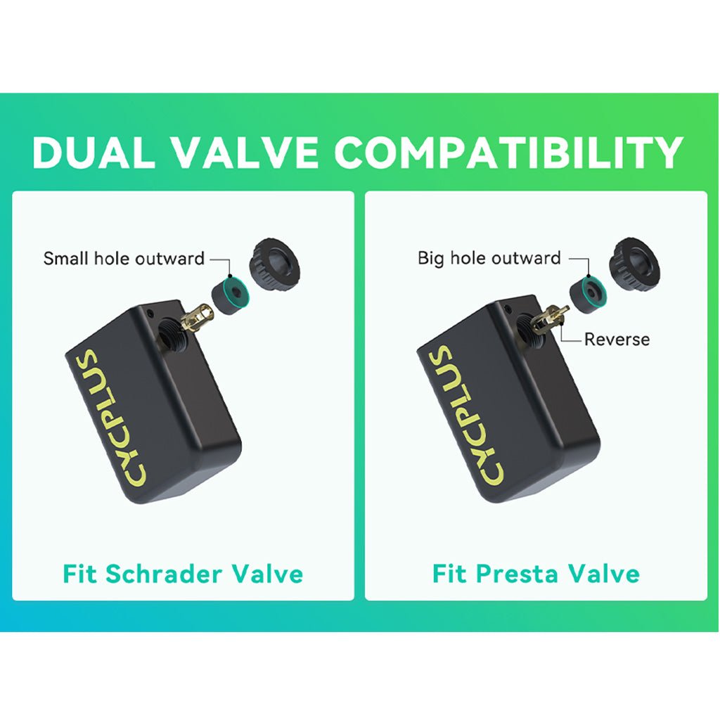 Cycplus AS2 Ultra Mini E - Pump | The Bike Affair