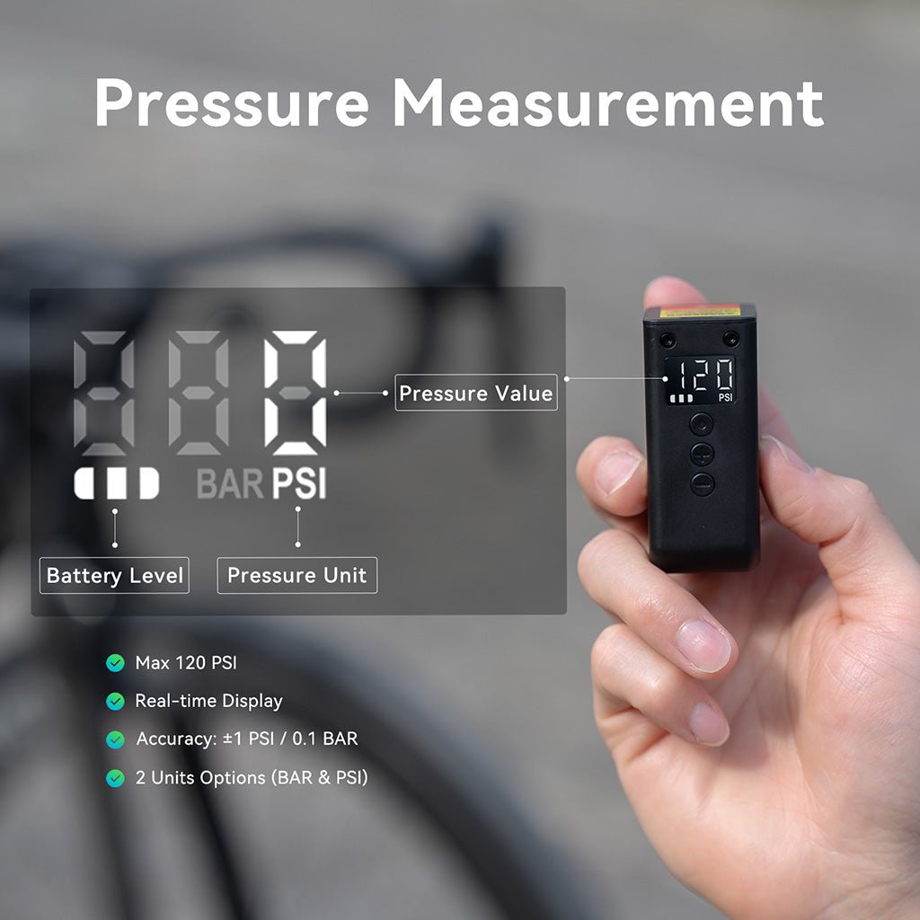 Cycplus AS2 Ultra Mini E - Pump | The Bike Affair