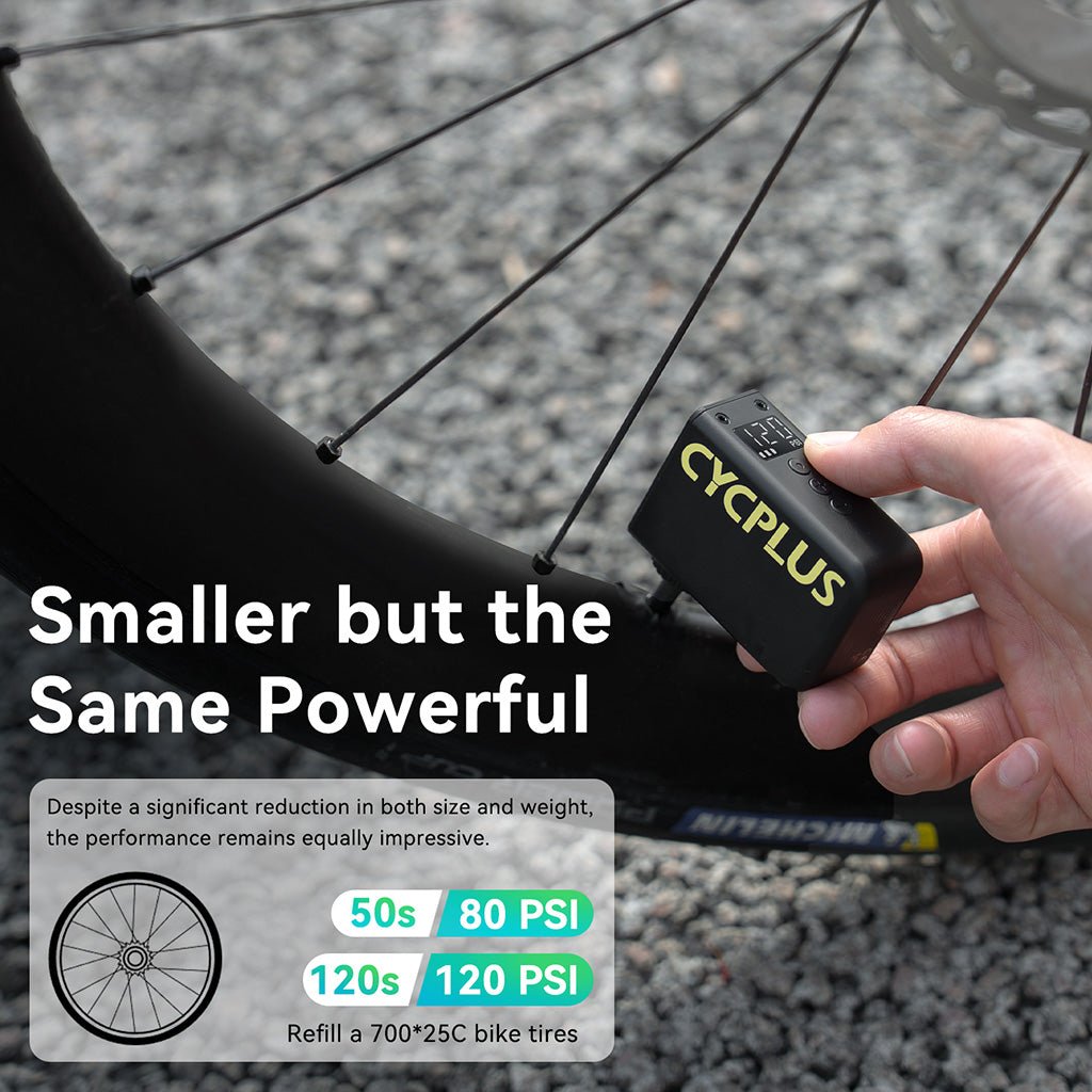 Cycplus AS2 Ultra Mini E - Pump | The Bike Affair