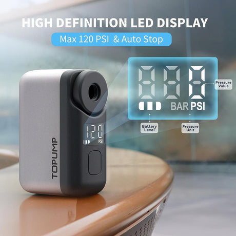 Cycplus Topump AS200 Pro Mini Electronic Pump | The Bike Affair