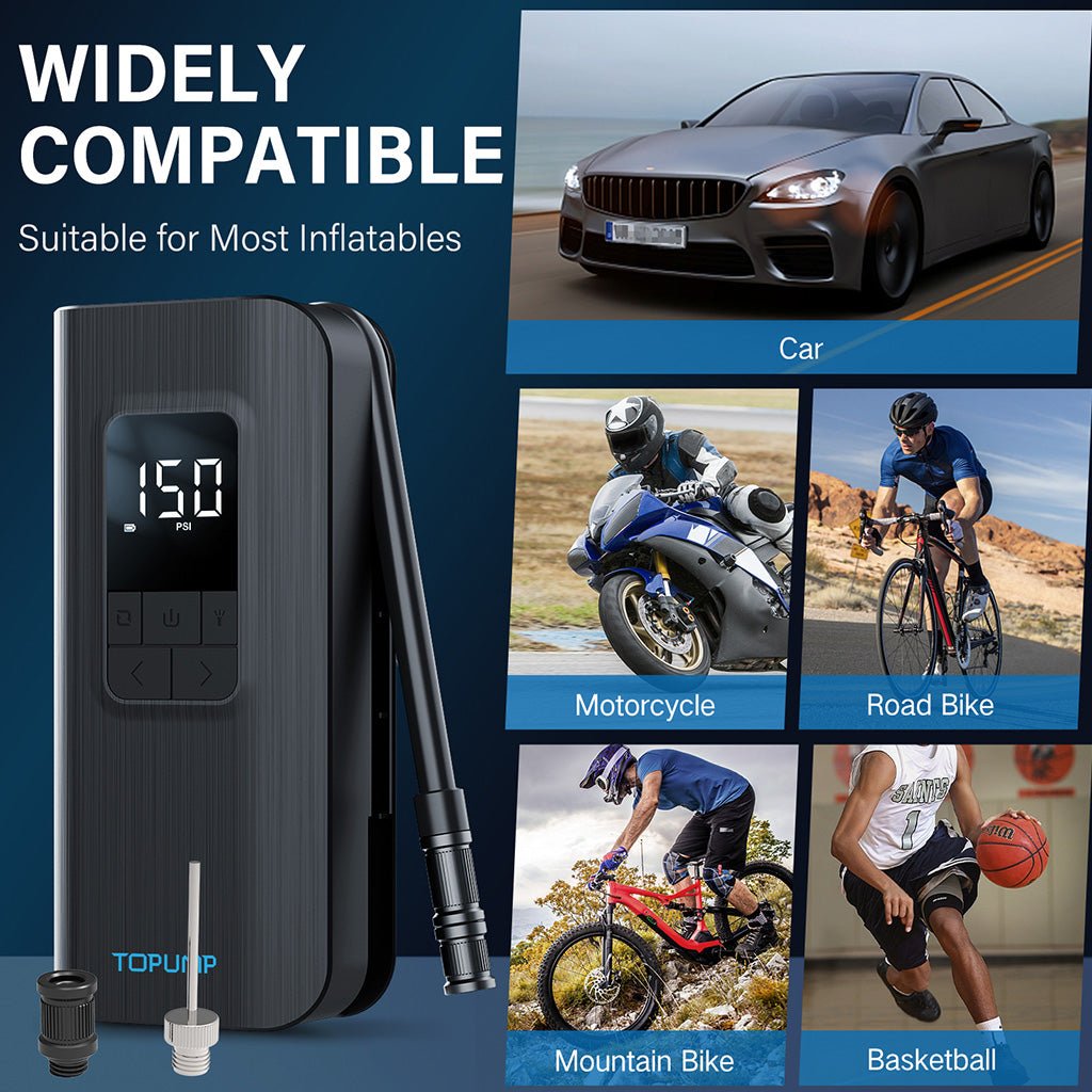 Cycplus Topump TP100 Electric Air Pump | The Bike Affair