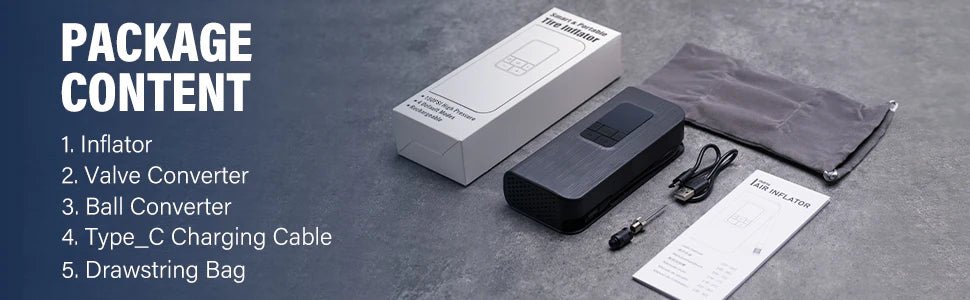 Cycplus Topump TP100 Electric Air Pump | The Bike Affair