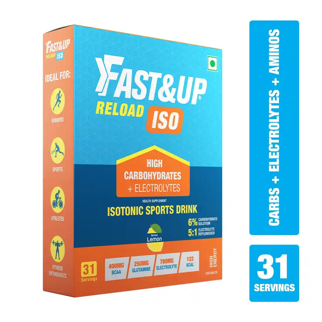 Fast&Up Reload ISO Pouch Energy Drink | The Bike Affair