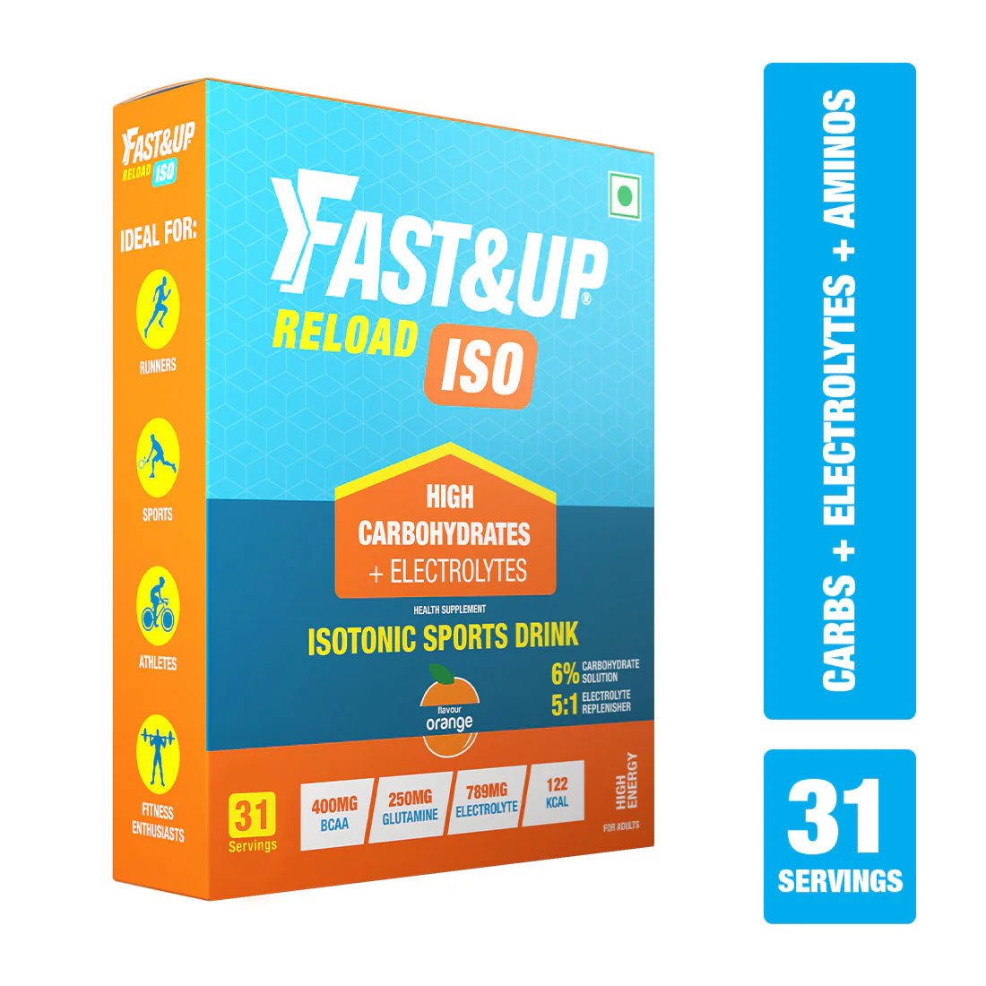 Fast&Up Reload ISO Pouch Energy Drink | The Bike Affair