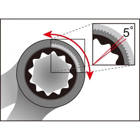 IceToolz 4112 12mm Combination Ratchet Wrench | The Bike Affair