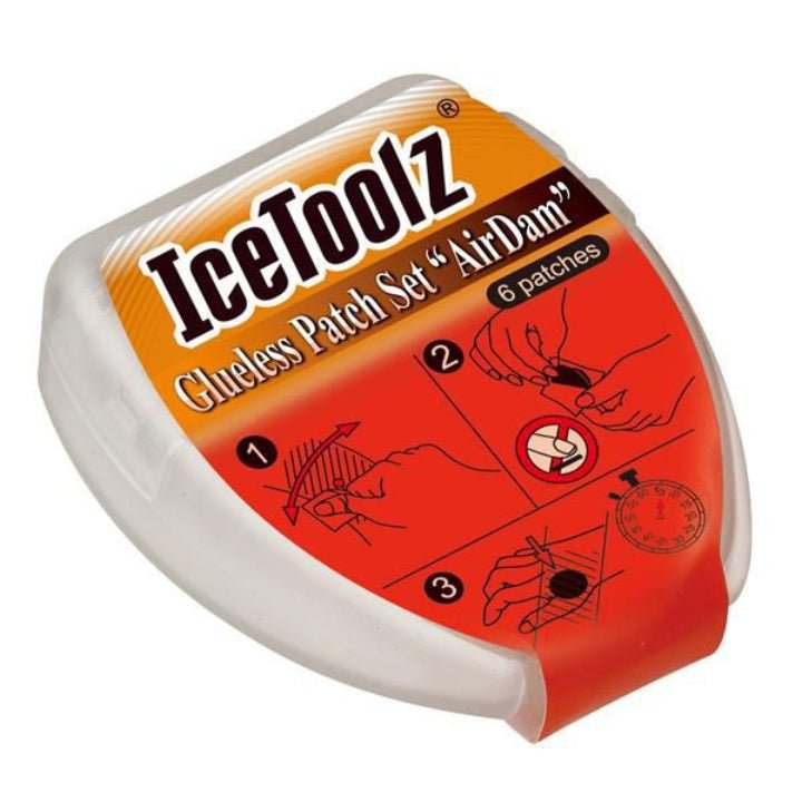 IceToolz 56J5 Glueless Patch Set Airdam 50 Sets in Jar | The Bike Affair