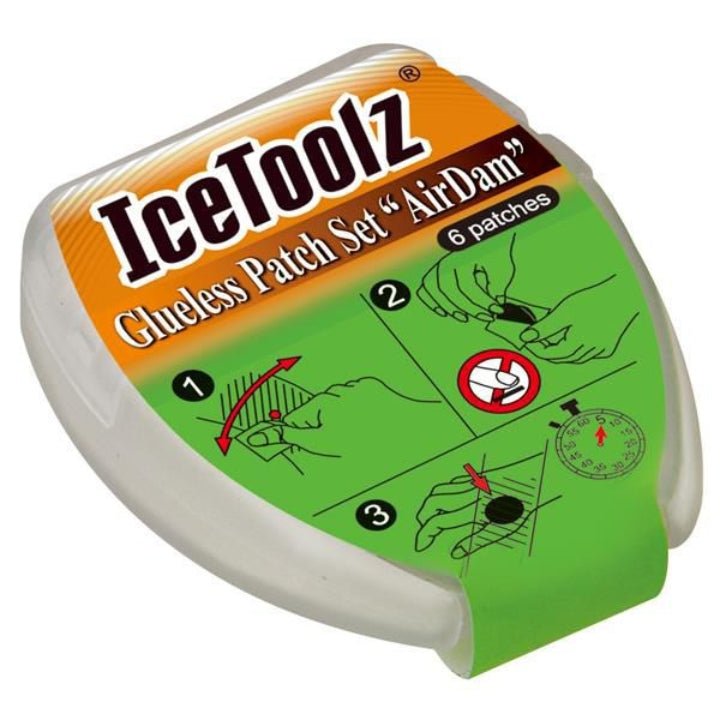 IceToolz 56J5 Glueless Patch Set Airdam 50 Sets in Jar | The Bike Affair