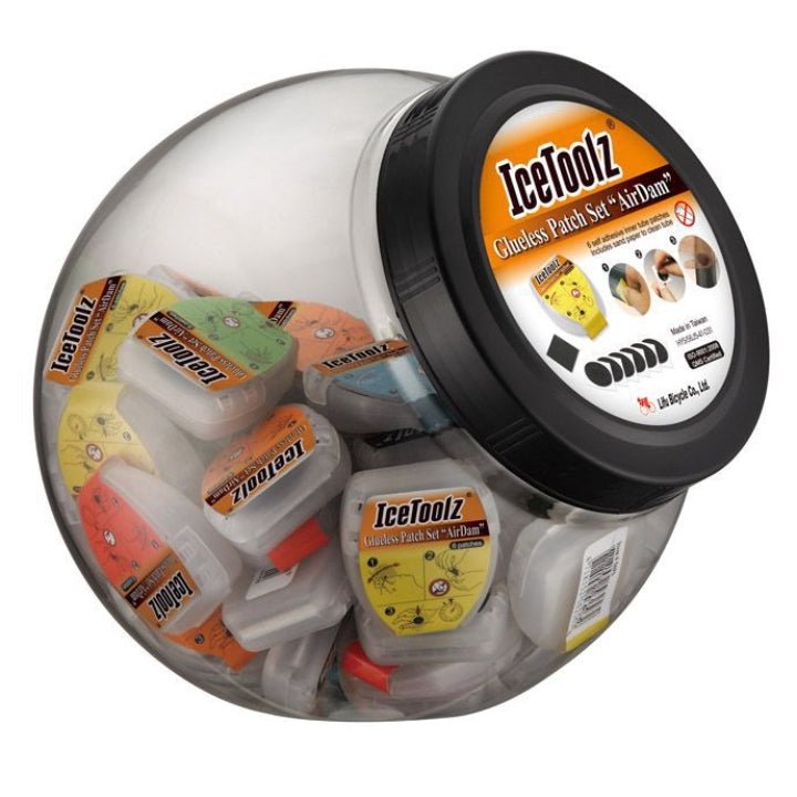 IceToolz 56J5 Glueless Patch Set Airdam 50 Sets in Jar | The Bike Affair