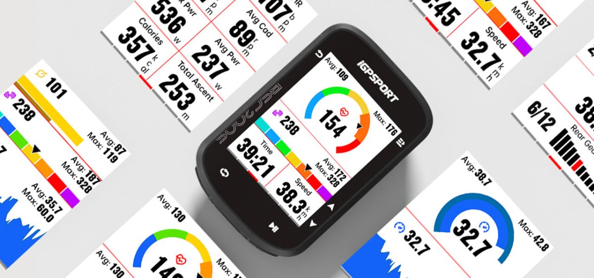 IGPSport BSC200S Ultra - Slim Color Screen Bike Computer | The Bike Affair