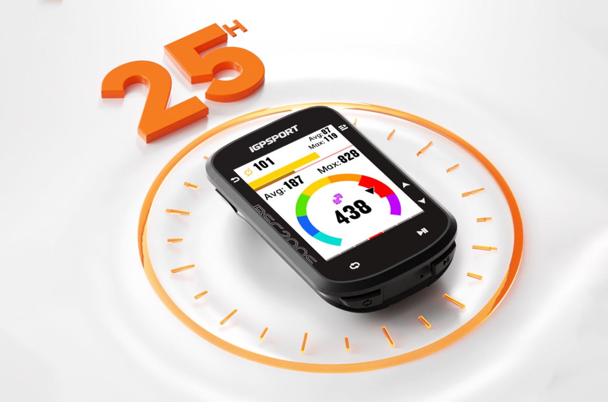 IGPSport BSC200S Ultra - Slim Color Screen Bike Computer | The Bike Affair