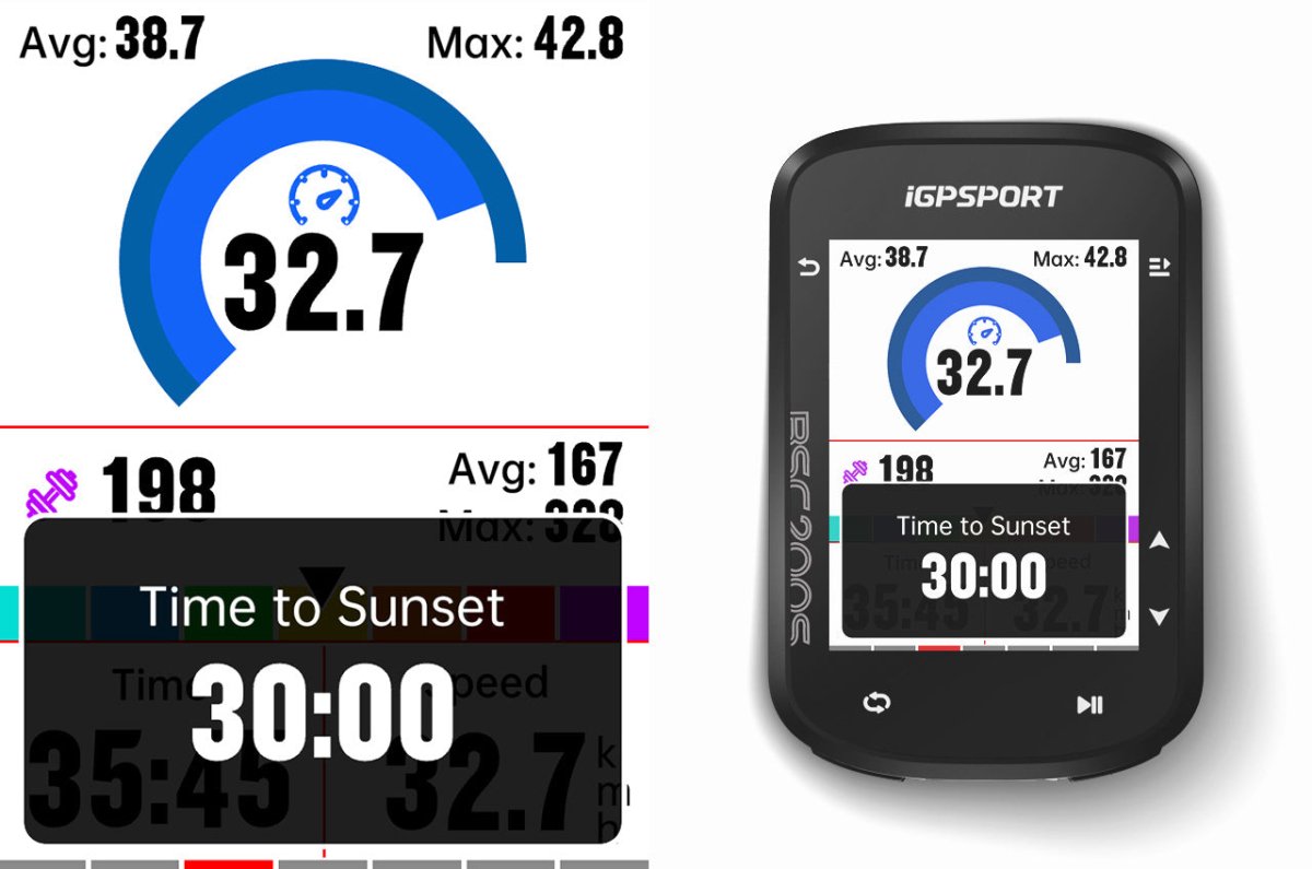 IGPSport BSC200S Ultra - Slim Color Screen Bike Computer | The Bike Affair