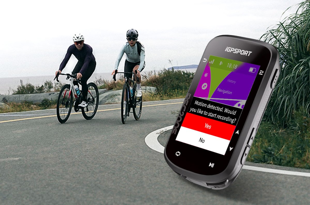 IGPSport BSC200S Ultra - Slim Color Screen Bike Computer | The Bike Affair