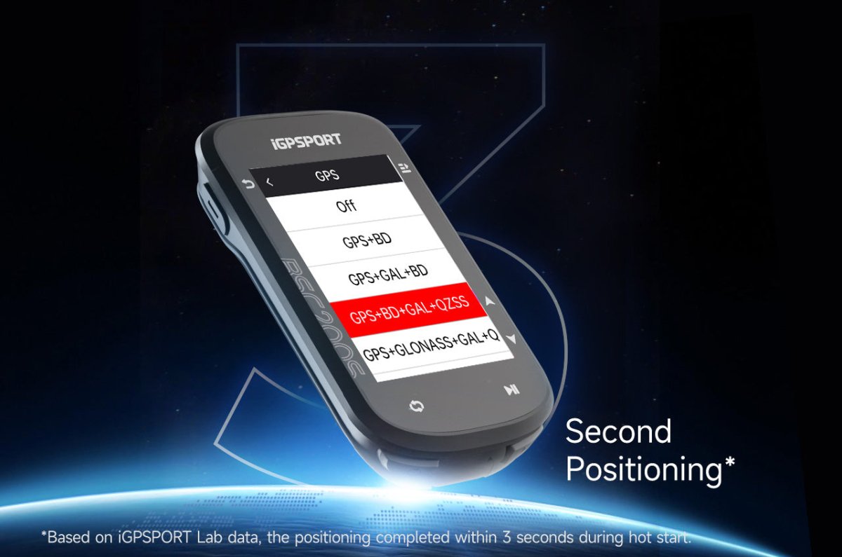 IGPSport BSC200S Ultra - Slim Color Screen Bike Computer | The Bike Affair