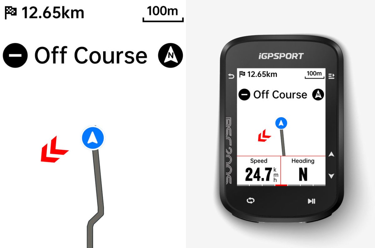 IGPSport BSC200S Ultra - Slim Color Screen Bike Computer | The Bike Affair