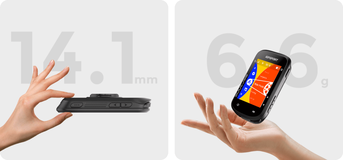 IGPSport BSC200S Ultra - Slim Color Screen Bike Computer | The Bike Affair