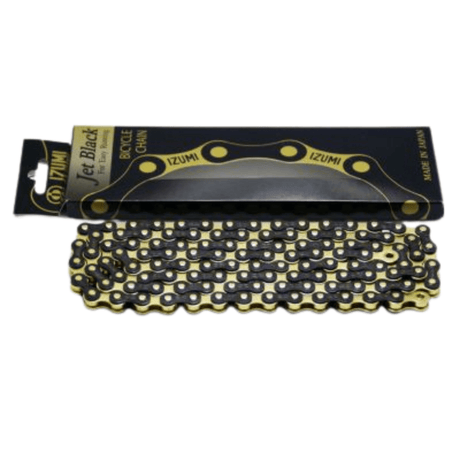 Izumi Jet Black 1/2x1/8 Standard 116L Chain | The Bike Affair