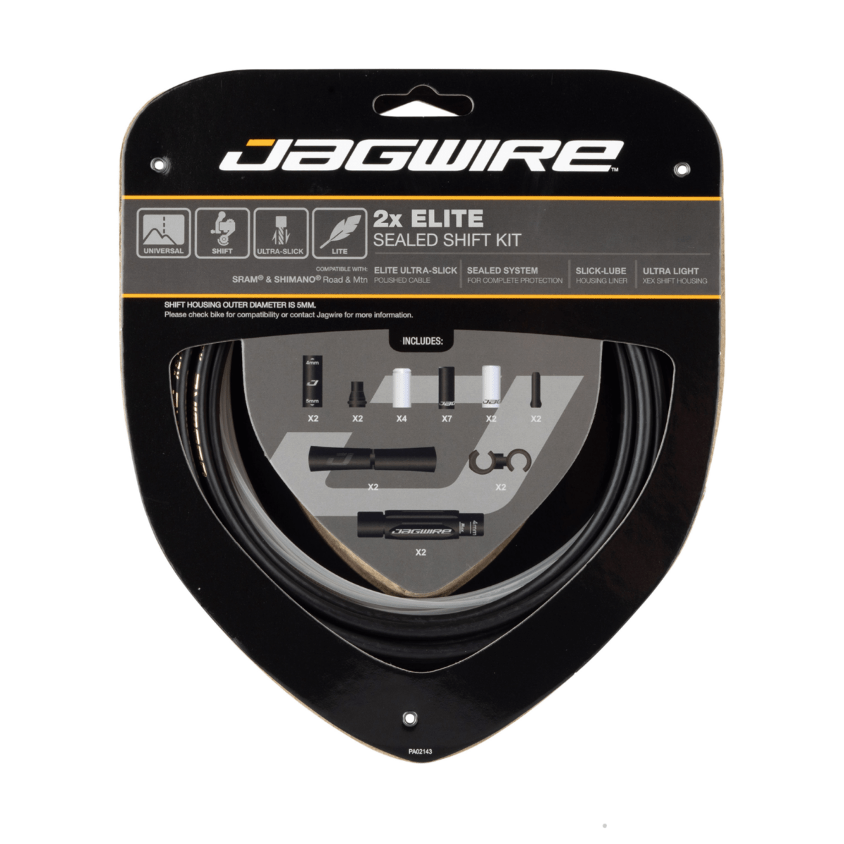 Jagwire 2X Elite Sealed Shift Kit | The Bike Affair