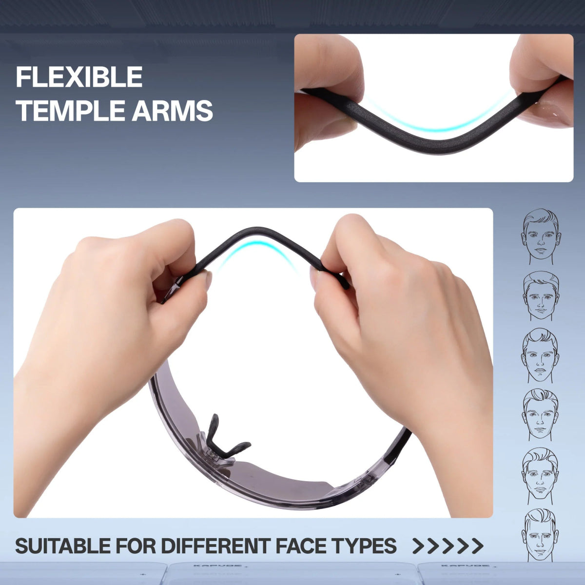 Kapvoe DreamChaser Wings Photochromic Shadowless Sunglasses | The Bike Affair