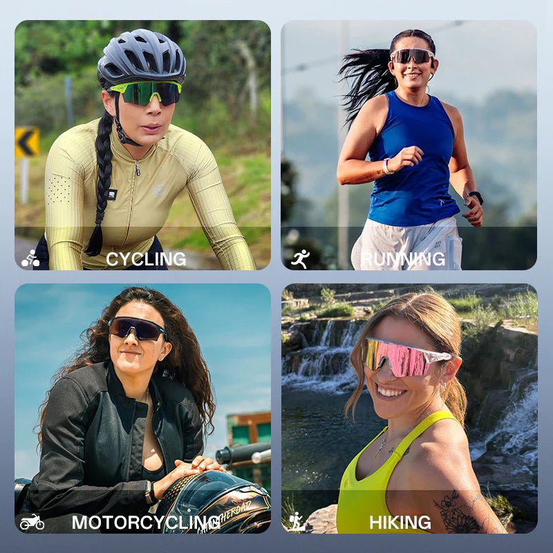 Kapvoe DreamChaser Wings Photochromic Shadowless Sunglasses | The Bike Affair