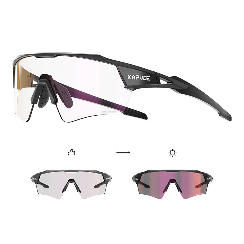 Kapvoe DreamChaser Wings Photochromic Shadowless Sunglasses | The Bike Affair