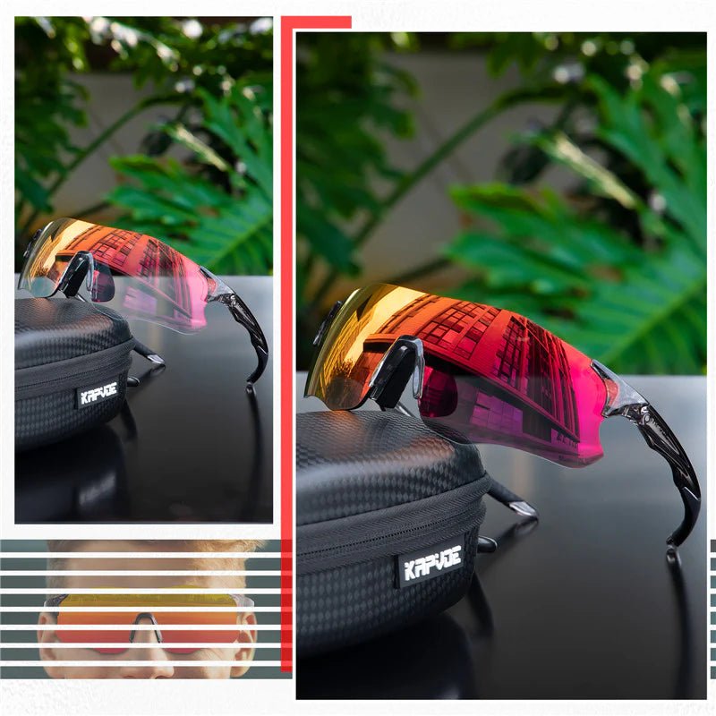 Kapvoe K1129 Color Photochromic Running Sports Sunglasses | The Bike Affair