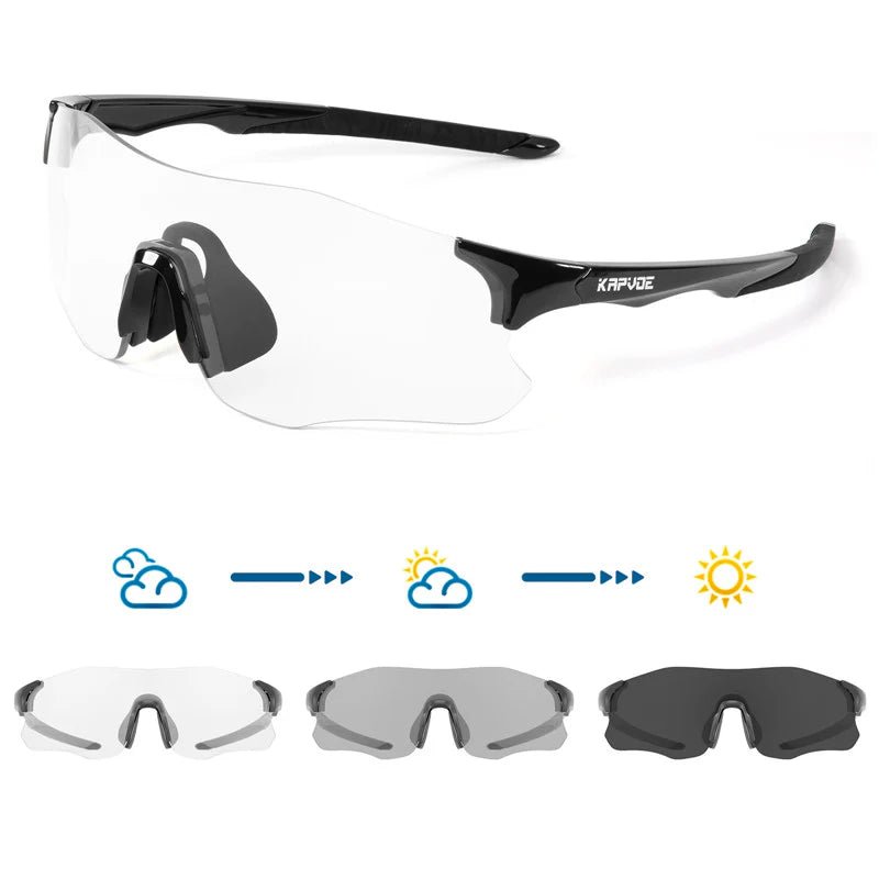 Kapvoe K1129 Photochromic Sunglasses | The Bike Affair