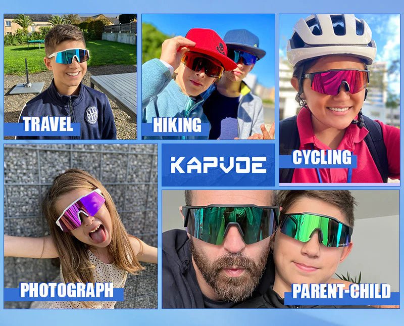 Kapvoe K9028 Kids Color Polarized Sunglasses | The Bike Affair