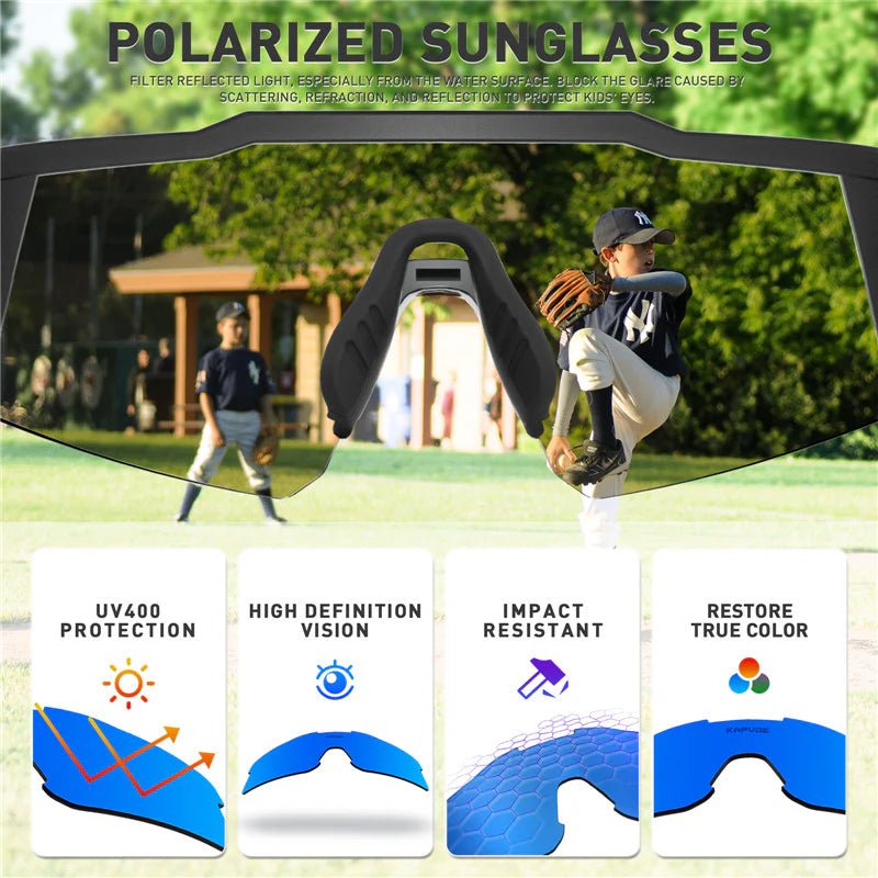 Kapvoe K9028 Kids Color Polarized Sunglasses | The Bike Affair