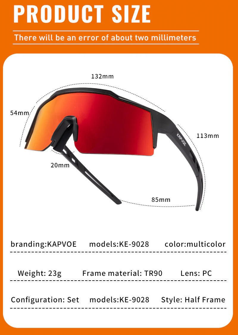 Kapvoe K9028 Kids Single Lens Sunglasses | The Bike Affair