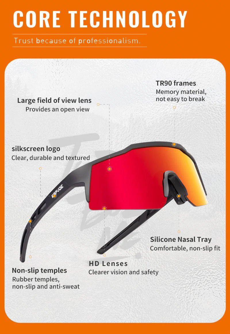 Kapvoe K9028 Kids Single Lens Sunglasses | The Bike Affair