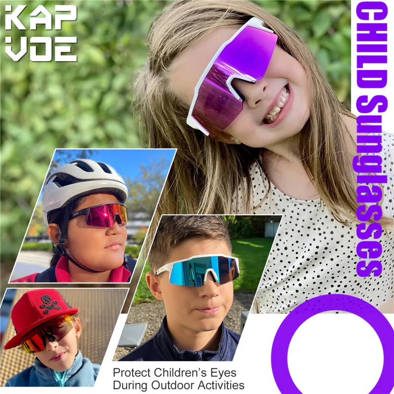 Kapvoe K9028 Kids Sports Leisure Sunglasses | The Bike Affair