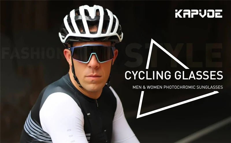 Kapvoe KE9022 Photochromic Sports Sunglasses | The Bike Affair