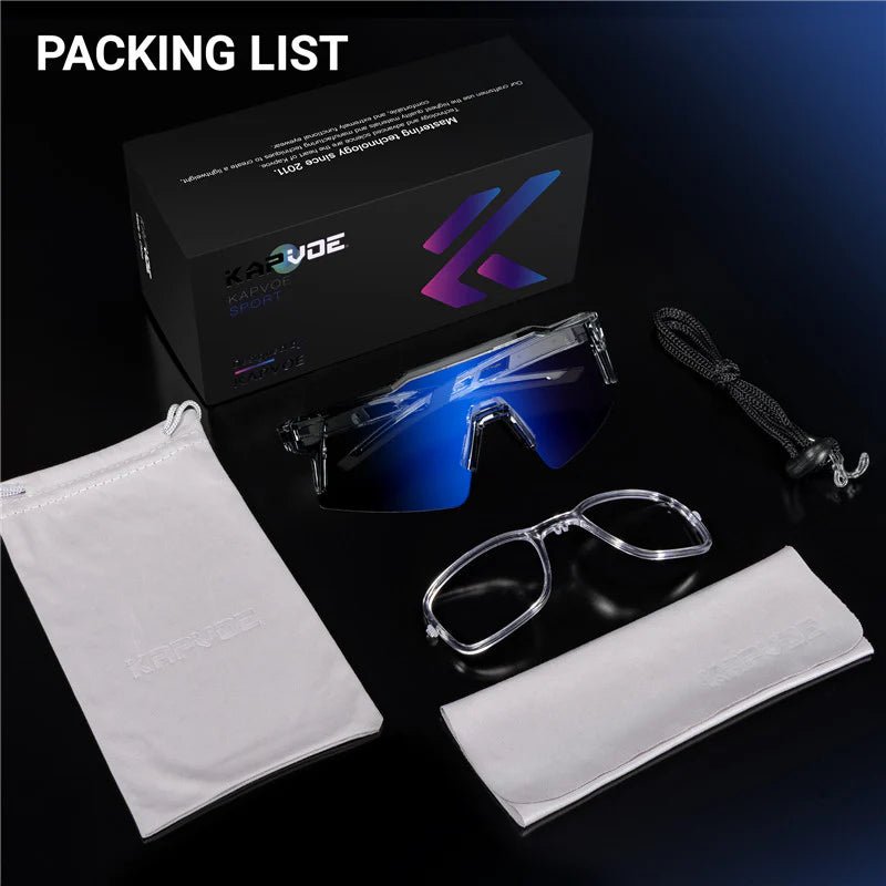 Kapvoe KE9023 Color Changing Frames Photochromic Sunglasses | The Bike Affair