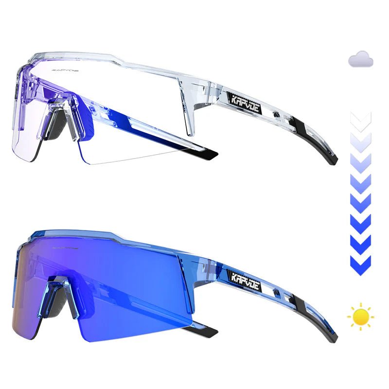 Kapvoe KE9023 Color Changing Frames Photochromic Sunglasses | The Bike Affair