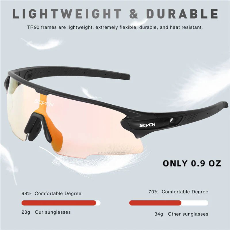 Kapvoe Revo Scvcn S2 Photochromic Sports Glasses | The Bike Affair