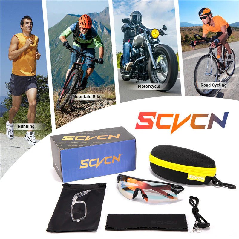 Kapvoe Revo Scvcn S2 Photochromic Sports Glasses | The Bike Affair