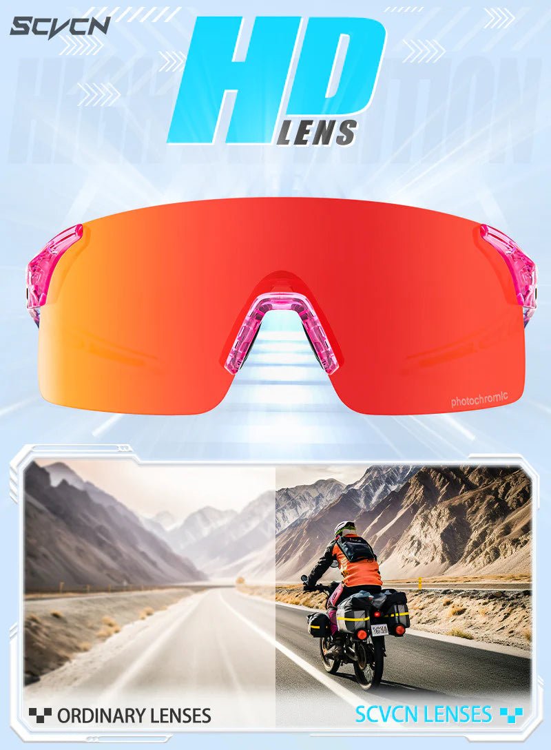 Kapvoe Revo Scvcn X142 Color Photochromic Sunglasses | The Bike Affair