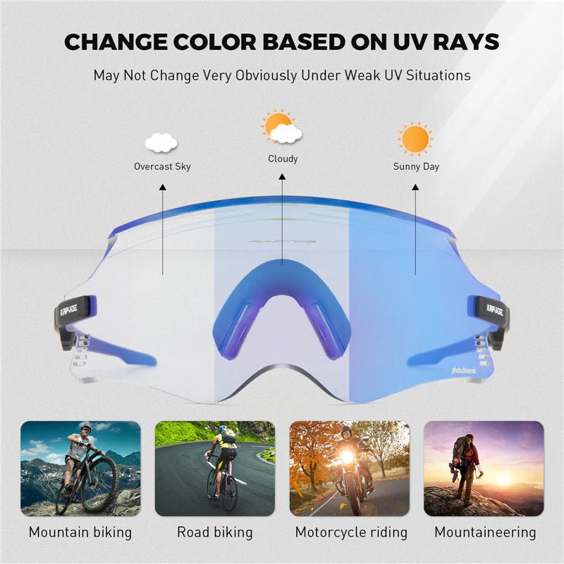 Kapvoe Revo X2 Photochromic Sunglasses | The Bike Affair