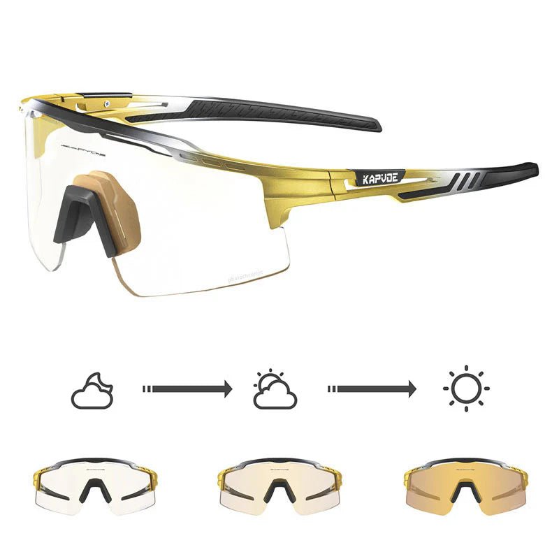 Kapvoe Revo X75 Photochromic Sunglasses | The Bike Affair