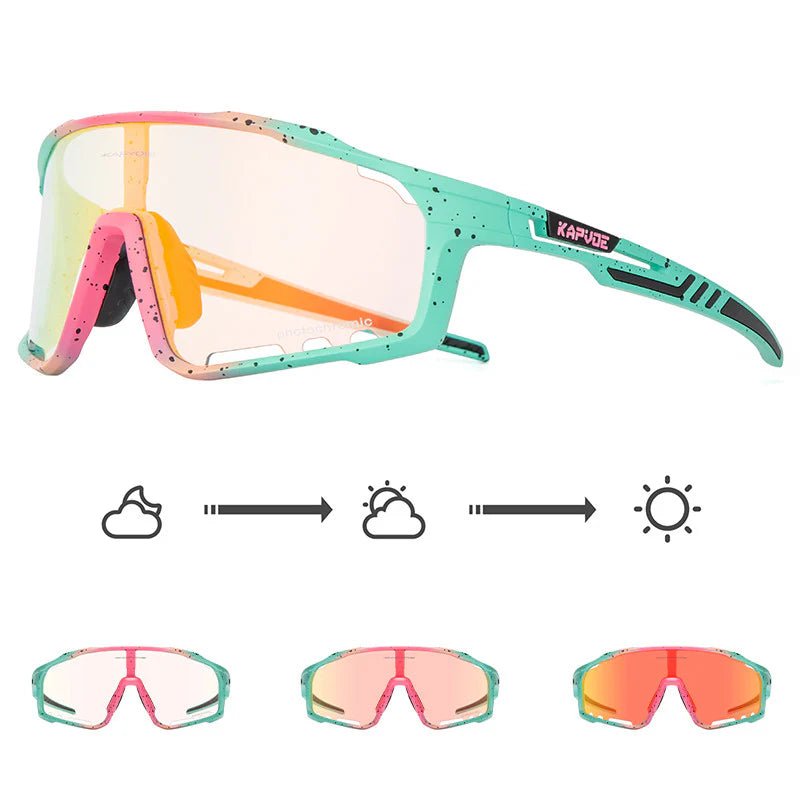 Kapvoe Revo X76 Photochromic Sunglasses | The Bike Affair