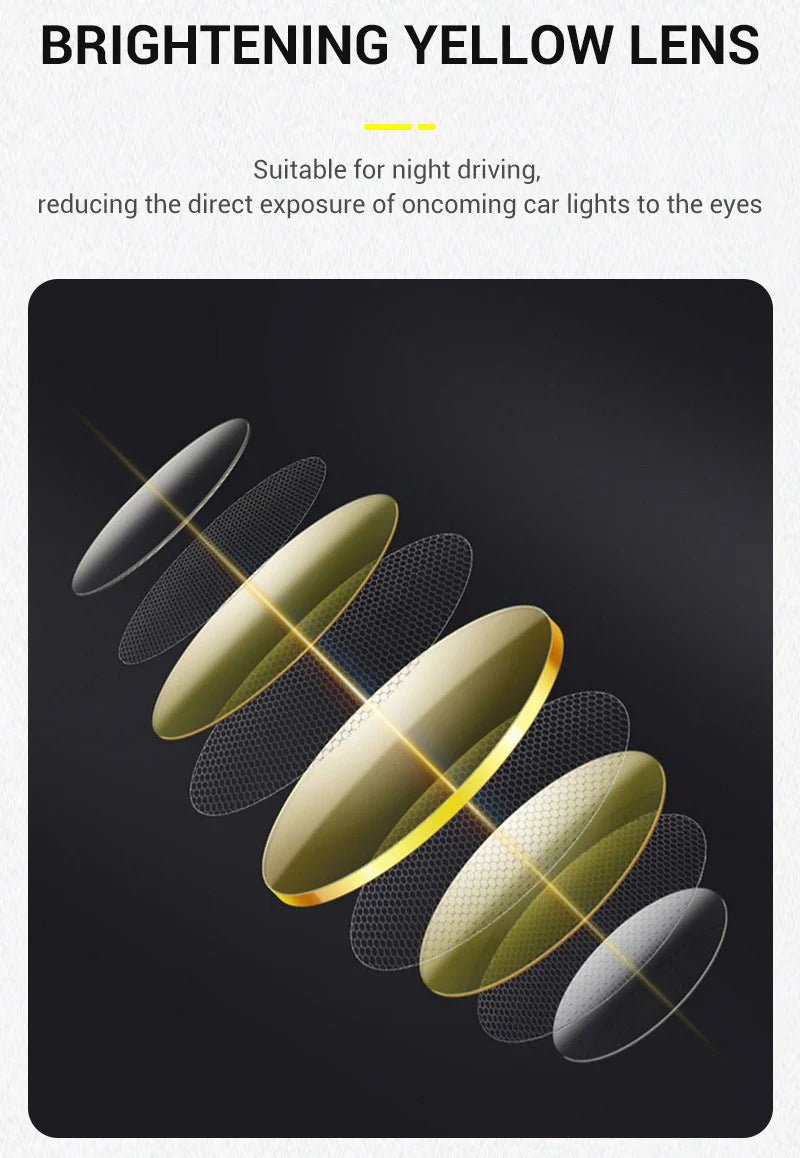 Kapvoe Scvcn S62 Night Vision Polarized Glasses | The Bike Affair