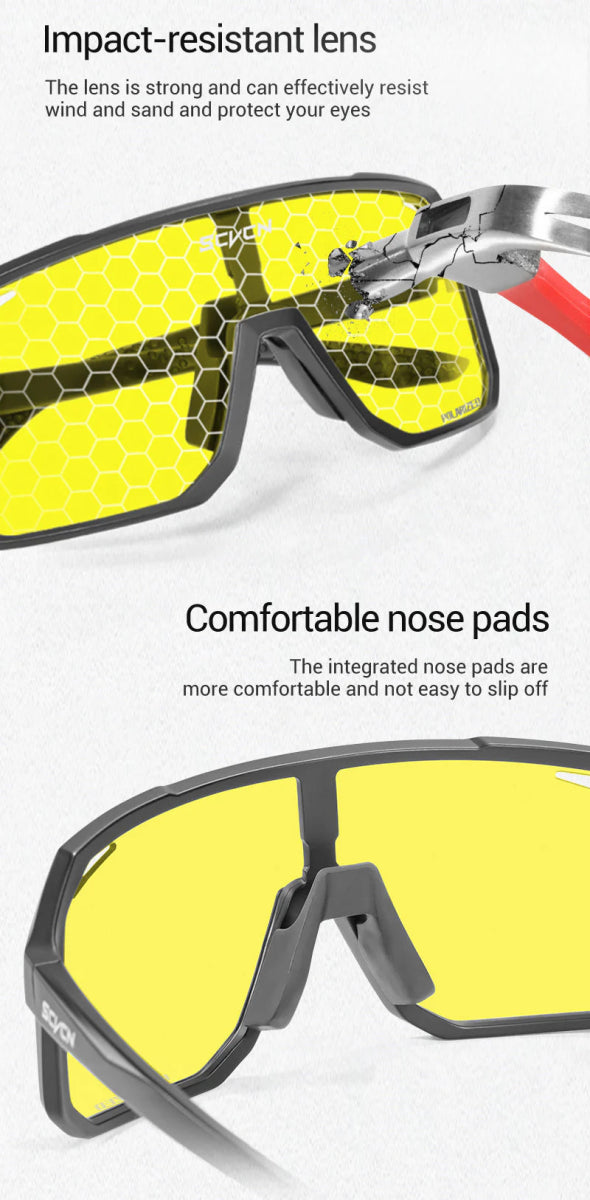 Kapvoe Scvcn S62 Night Vision Polarized Glasses | The Bike Affair