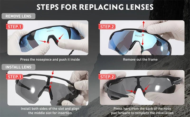 Kapvoe Scvcn X18 Sport Glasses | The Bike Affair